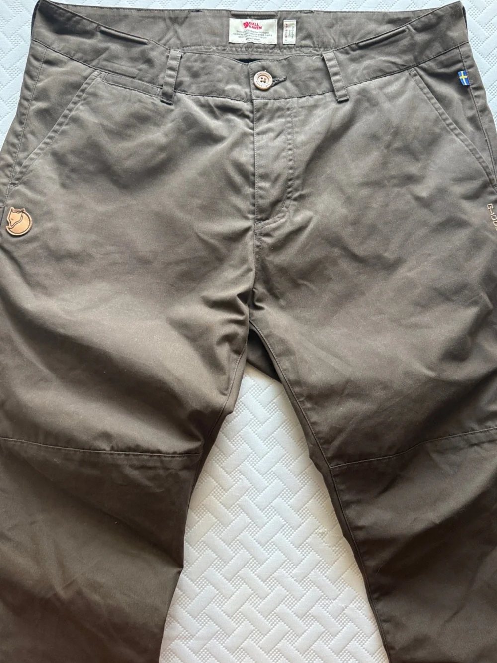 Fjallraven G-1000 Men's Hiking Pants Trousers Brown Size EU 50 US 33 34 Long